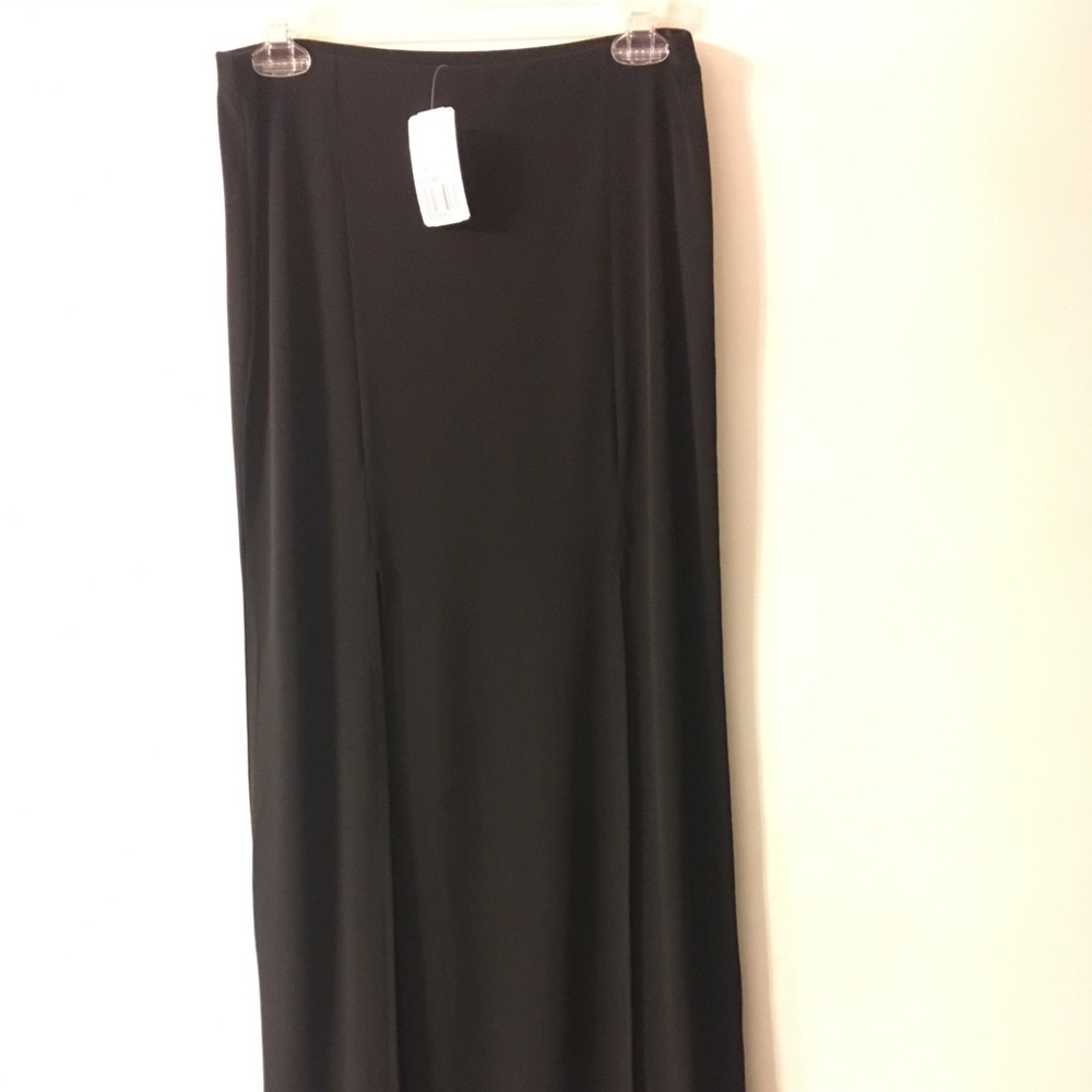 Maxi shirt with double front slits